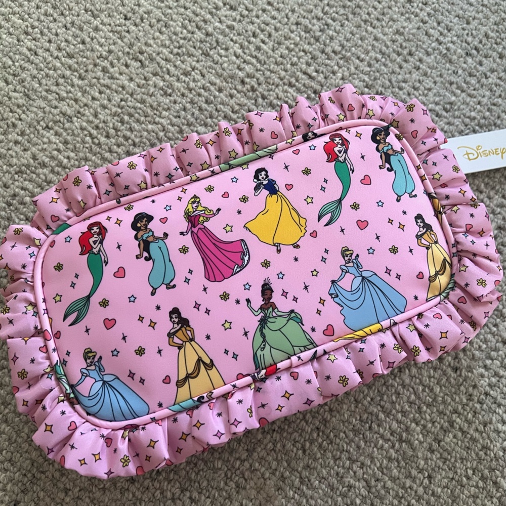 Stoney clover lane Disney princess pouch never stop dreaming